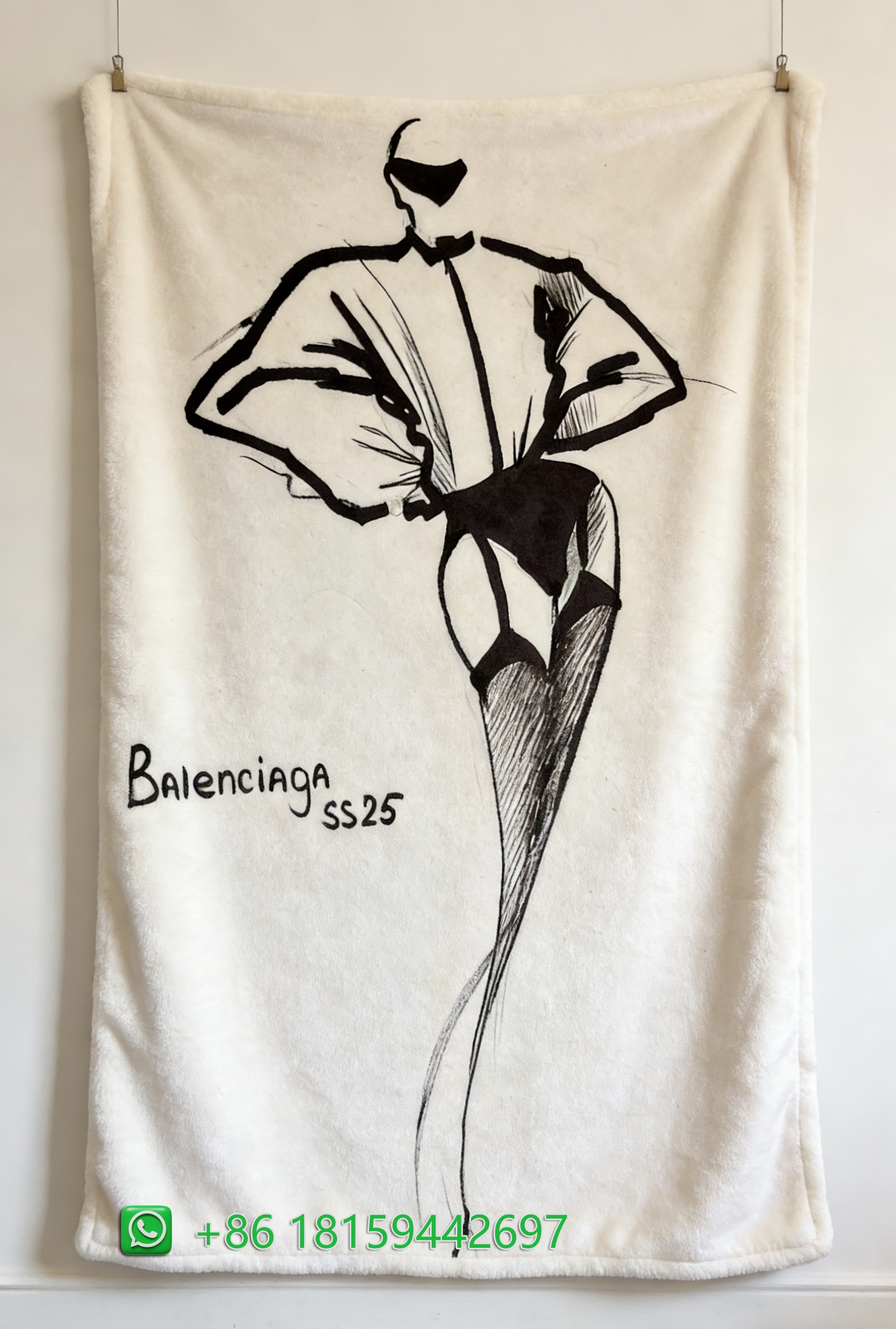 Balenciaga Throw Blankets